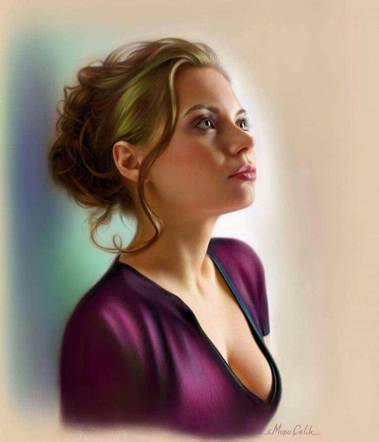 مدل سیاه قلم